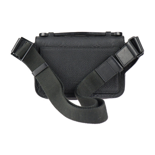 Louis Vuitton S Lock Sling Bag Monogram Waist Bag Taurillon Leather Noir