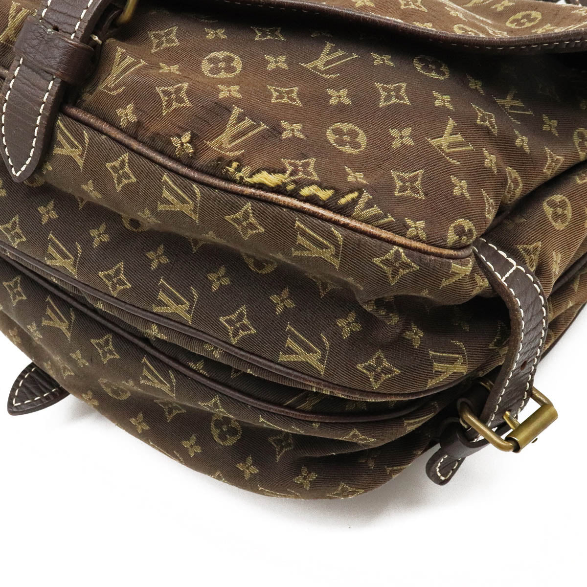 Louis Vuitton Monogram Minilan Saumur 30 Shoulder Bag Canvas Ebene