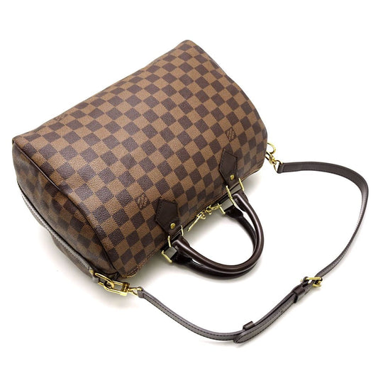 Louis Vuitton Damier Speedy Bandouliere 30 Ebene Boston Bag