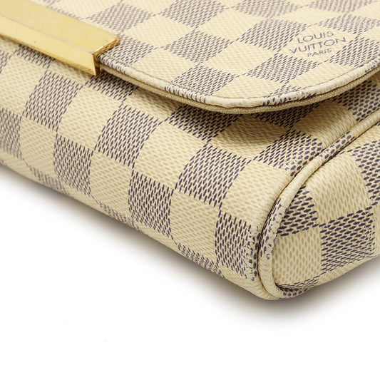 Louis Vuitton Damier Azur Favorite PM Accessory Pouch Chain Shoulder Bag