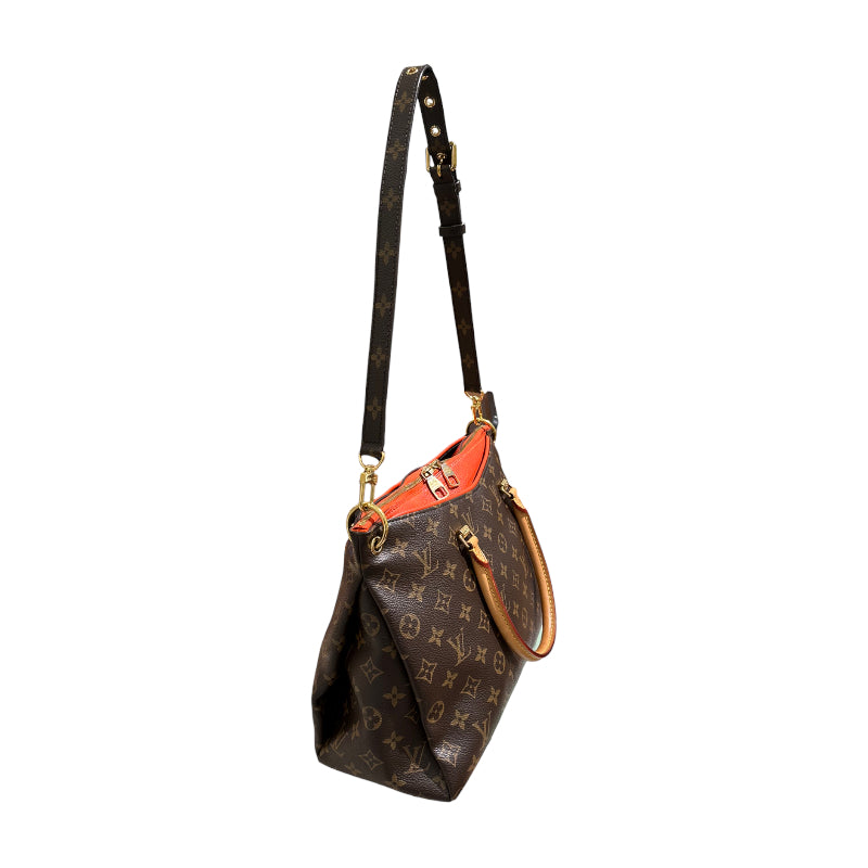 Louis Vuitton Pallas Brown Monogram Handbag