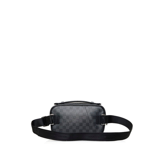 Louis Vuitton Damier Anfini Ambrel Body Bag Handbag 2way Black