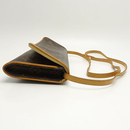 Louis Vuitton Monogram Pochette Twin GM Brown