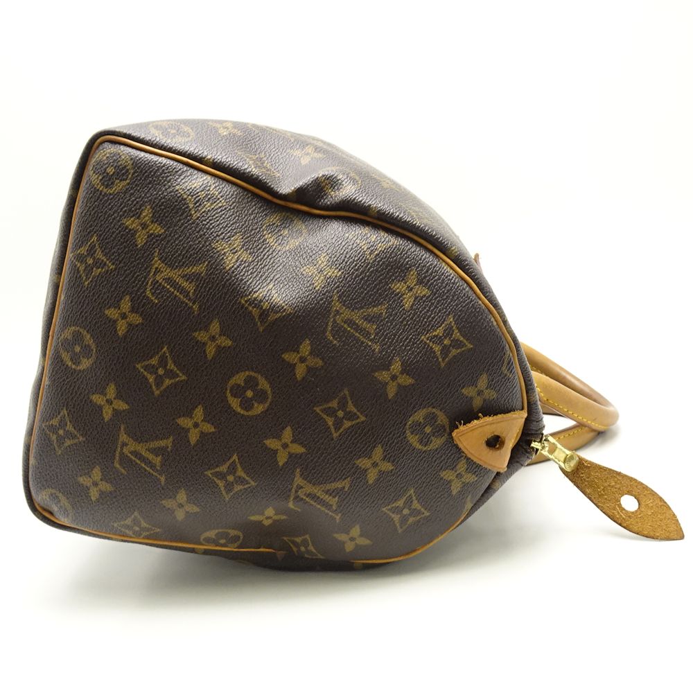 Louis Vuitton Monogram Speedy 35 Brown Boston Bag