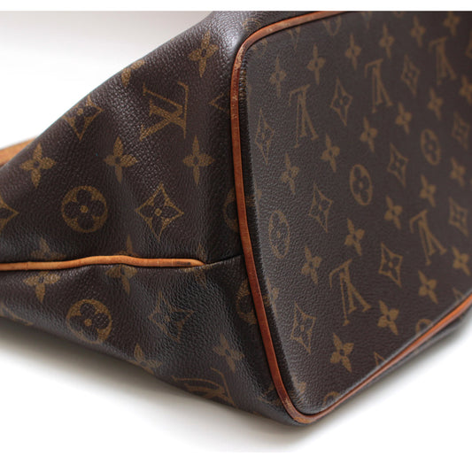 Louis Vuitton Palermo PM Monogram Handbag Brown