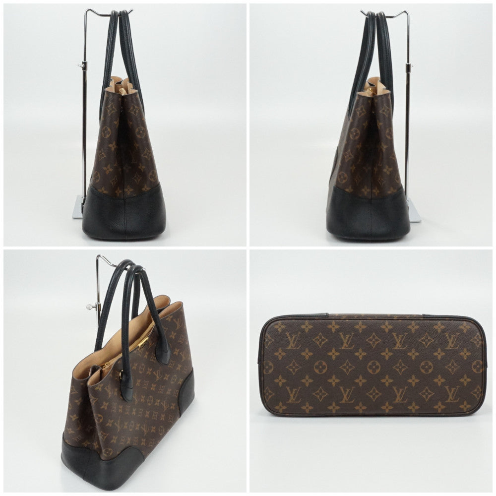 Louis Vuitton Flandrin Monogram Brown Black Handbag