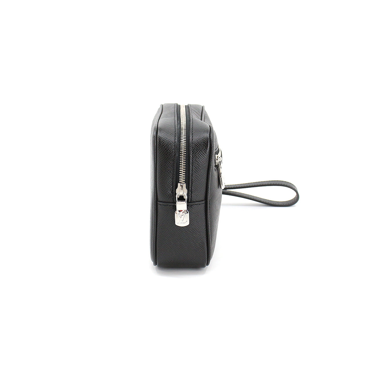 Louis Vuitton Taiga Pochette Kasai Clutch Bag Leather Noir