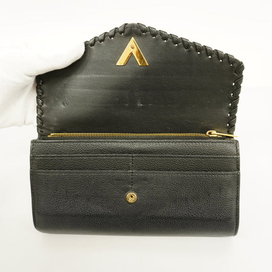 Louis Vuitton Bifold Long Wallet Monogram Pattern Portefeuille Verry Noir