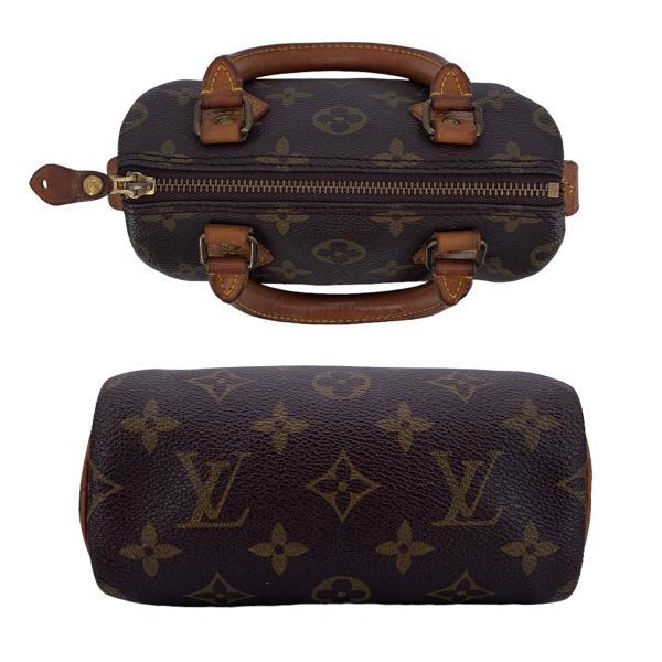 Louis Vuitton Mini Speedy Monogram Brown Handbag Shoulder Bag