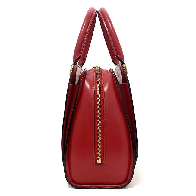 Louis Vuitton Pont Neuf Leather Bag Red