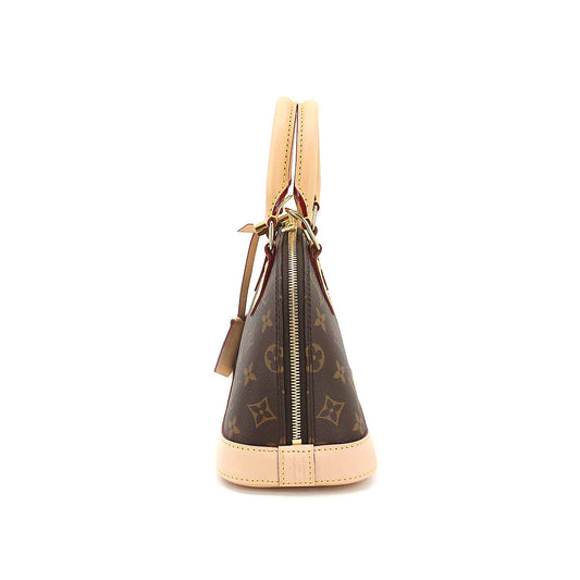 Louis Vuitton Monogram Alma BB 2 Way Hand Shoulder Bag Brown