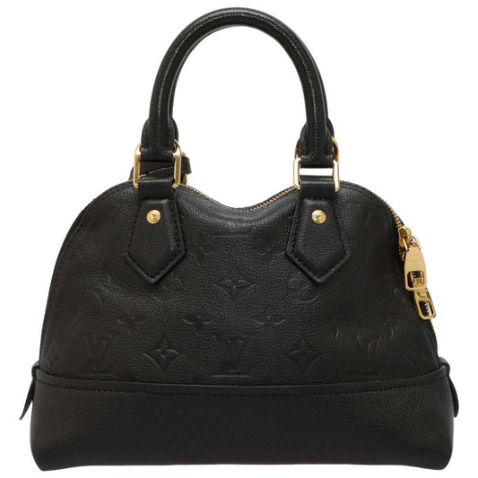 Louis Vuitton Handbag Monogram Emplant Neo Alma BB Black