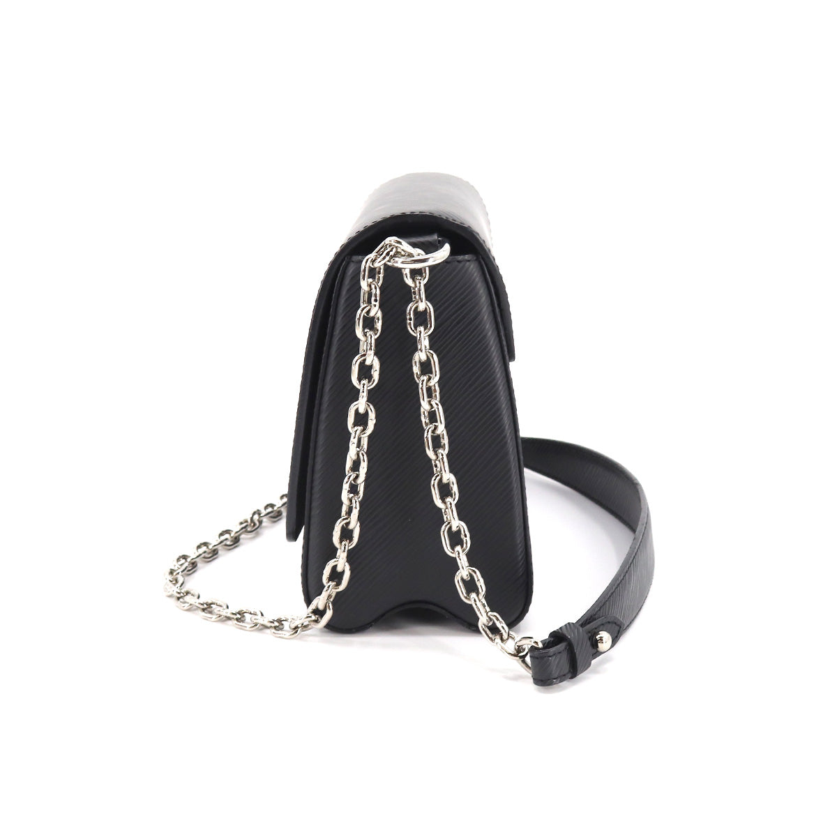 Louis Vuitton Epi Twist MM Chain Shoulder Bag Leather Noir