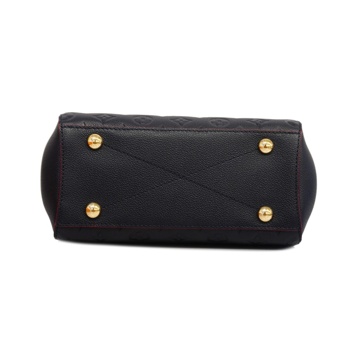 Louis Vuitton Monogram Emplant Montaigne BB Marine Rouge
