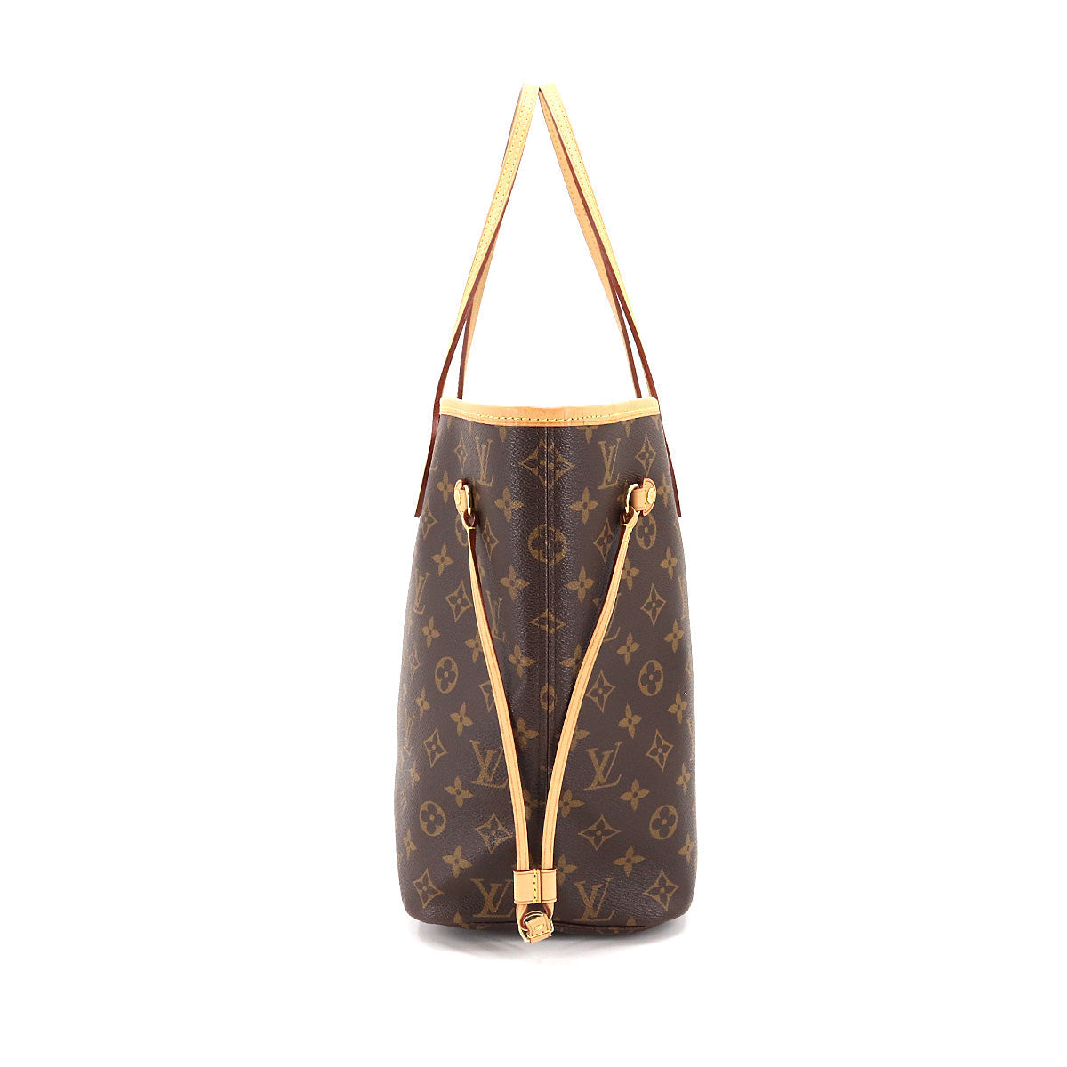 Louis Vuitton Monogram Neverfull MM Tote Bag Brown
