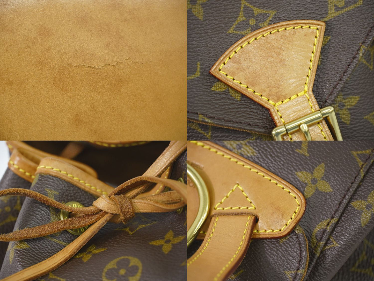 Louis Vuitton Montsouris MM Rucksack Backpack Monogram Brown