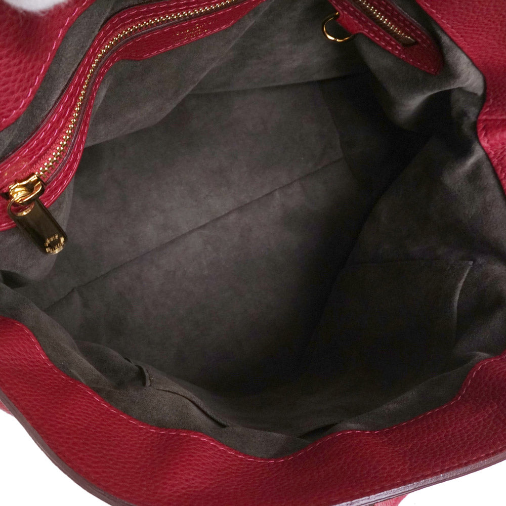 Louis Vuitton Mahina Leather Cirrus PM Shoulder Bag Red