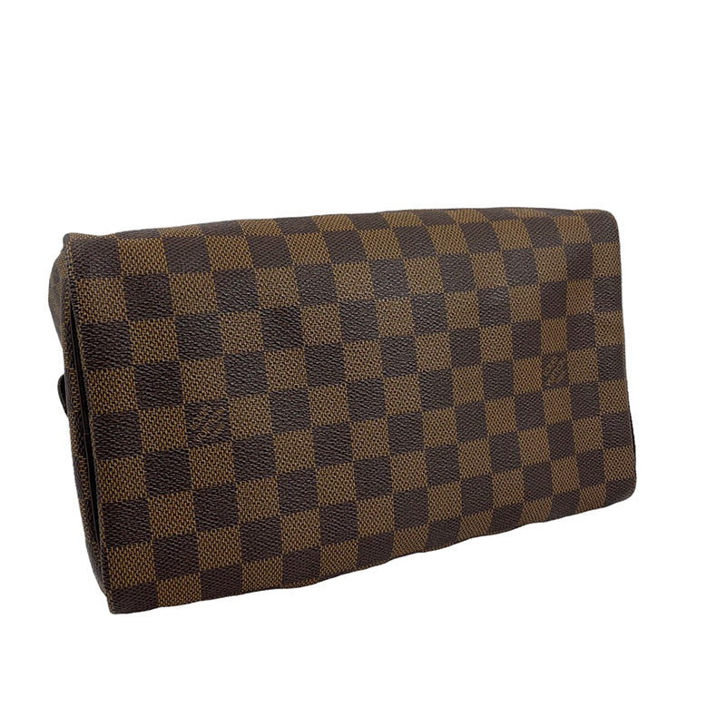 Louis Vuitton Speedy Boston Bag Damier Ebene Canvas Brown