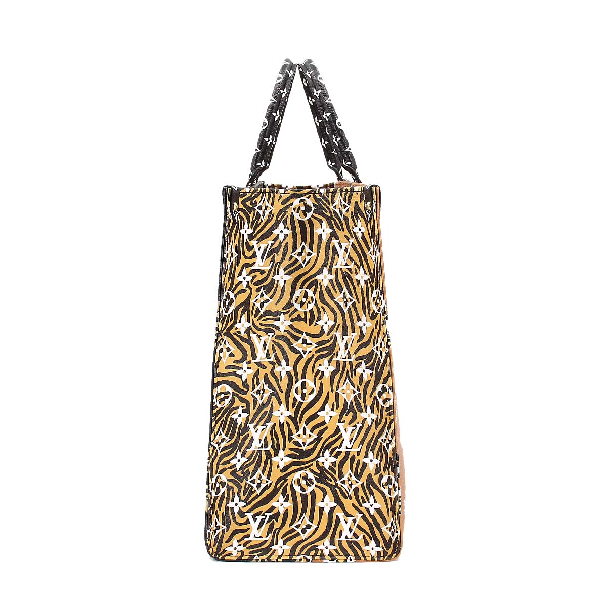 Louis Vuitton Monogram Jungle OnTheGo GM Tote Shoulder Bag Noir