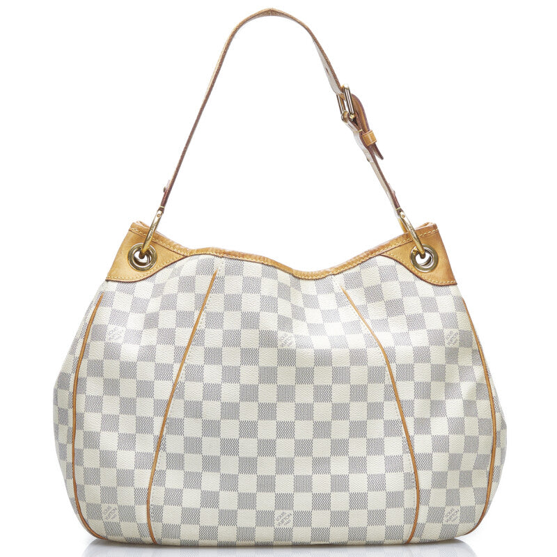 Louis Vuitton Damier Azur Galliera PM Shoulder Bag White