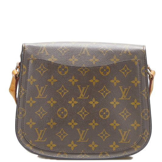 Louis Vuitton Monogram Sun Crew GM Shoulder Bag Brown Leather