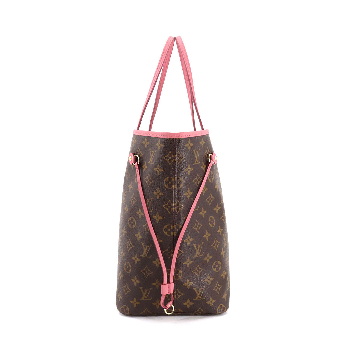 Louis Vuitton Monogram Ikat Flower Neverfull GM Tote Bag Rose Velour