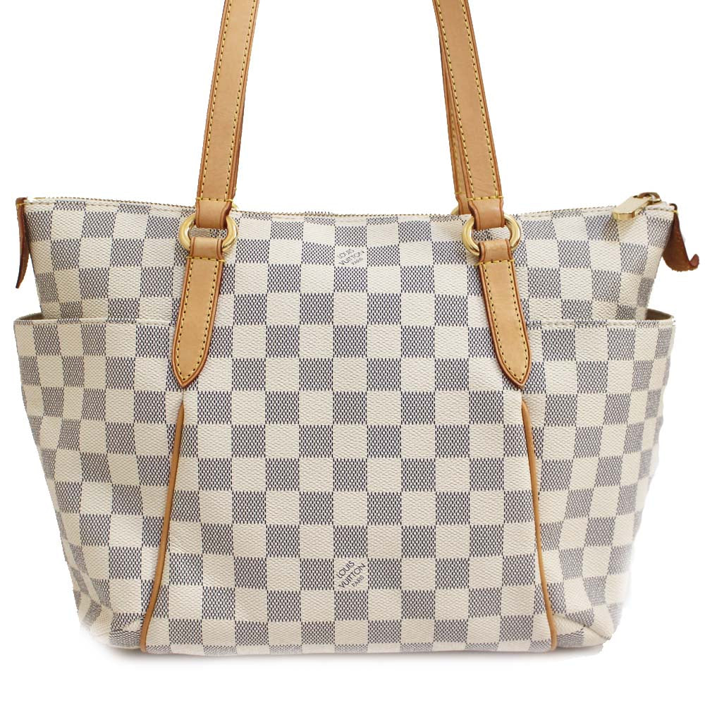 Louis Vuitton Totally PM Damier Azur Tote Bag White