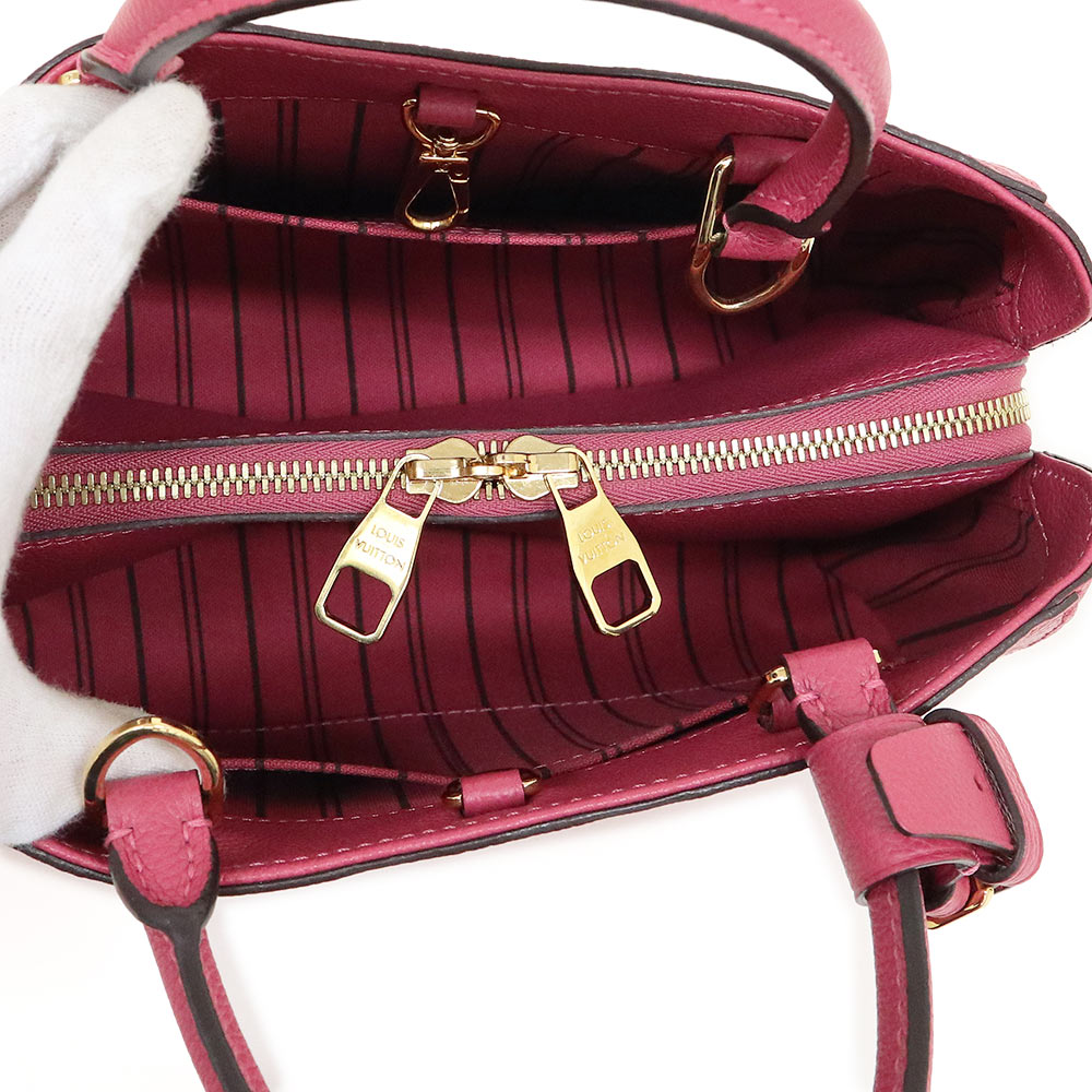 Louis Vuitton Monogram Emplant Montaigne BB 2 Way Diagonal Shoulder Handbag