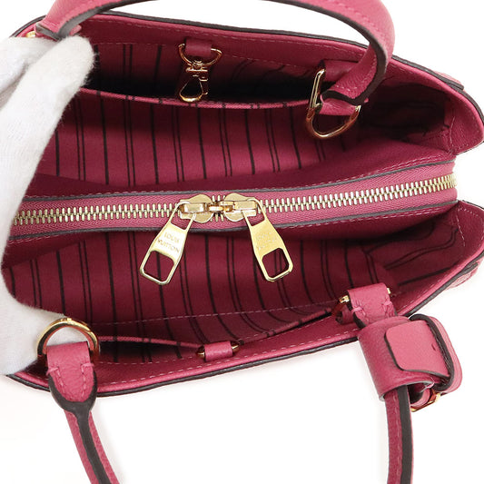 Louis Vuitton Monogram Emplant Montaigne BB 2 Way Diagonal Shoulder Handbag