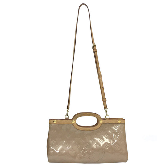 Louis Vuitton Roxbury Drive Vernis Shoulder Bag Beige
