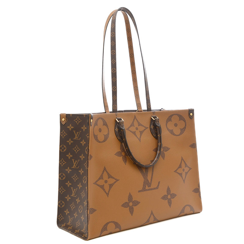 Louis Vuitton Monogram Giant Monogram Reverse On The Go MM 2way Bag