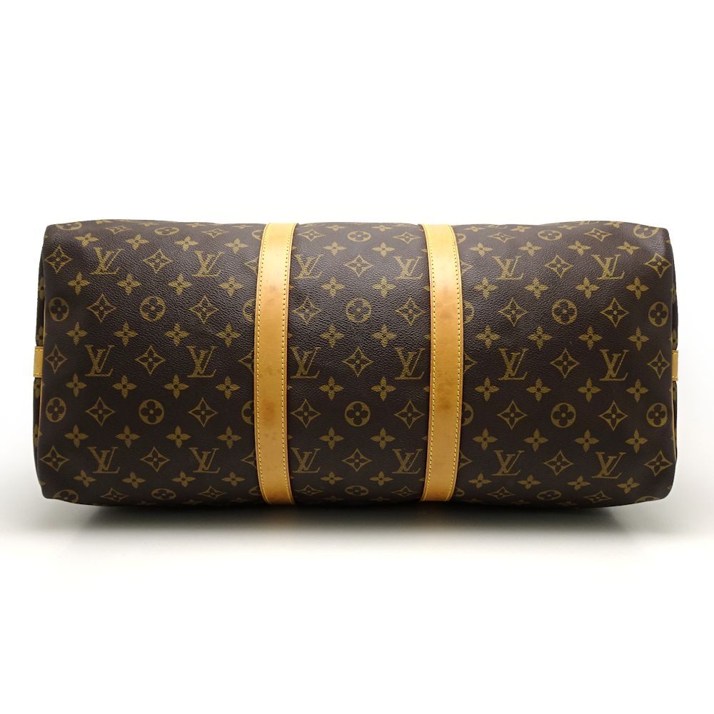 Louis Vuitton Monogram Keepall Bandouliere 50 Brown Boston Bag