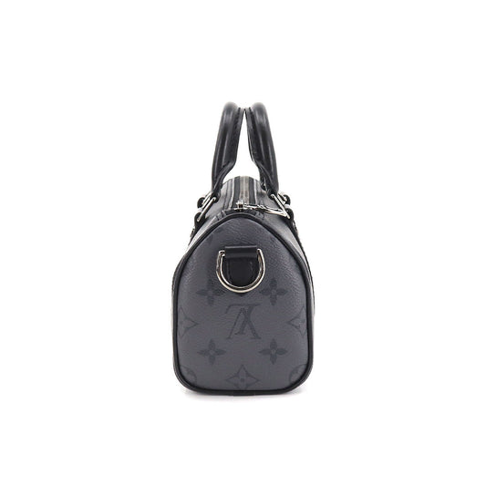 Louis Vuitton Monogram Eclipse Reverse Keepall XS 2 Way Hand Shoulder Bag