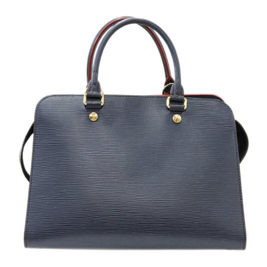 Louis Vuitton Vaneau MM 2WAY Shoulder Bag Handbag Epi Andigo Blue