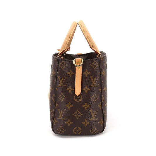 Louis Vuitton Monogram Montaigne BB 2 Way Hand Shoulder Bag Brown