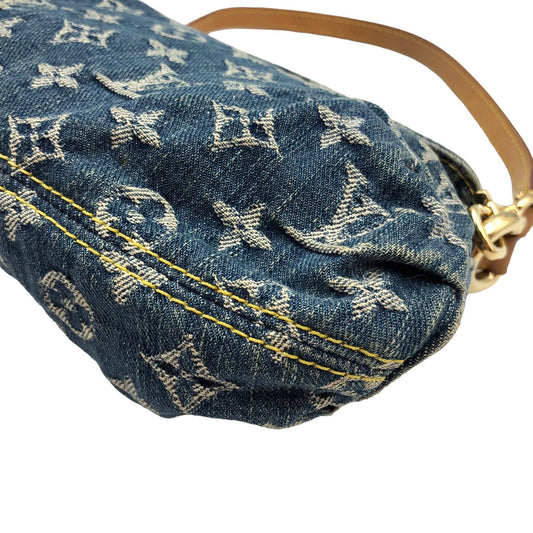 Louis Vuitton Pleaty Monogram Denim Mini Shoulder Bag
