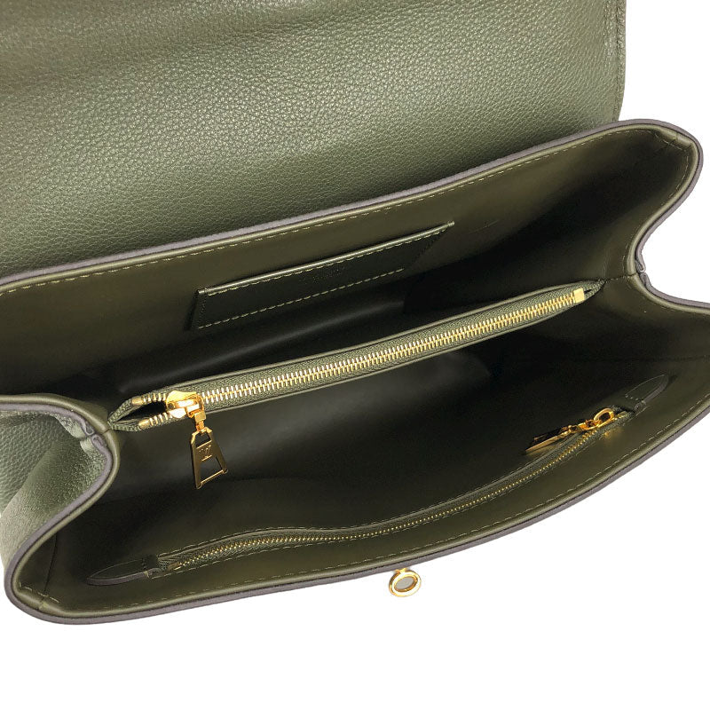 Louis Vuitton Rose Des Vents MM Handbag Calf Leather Black
