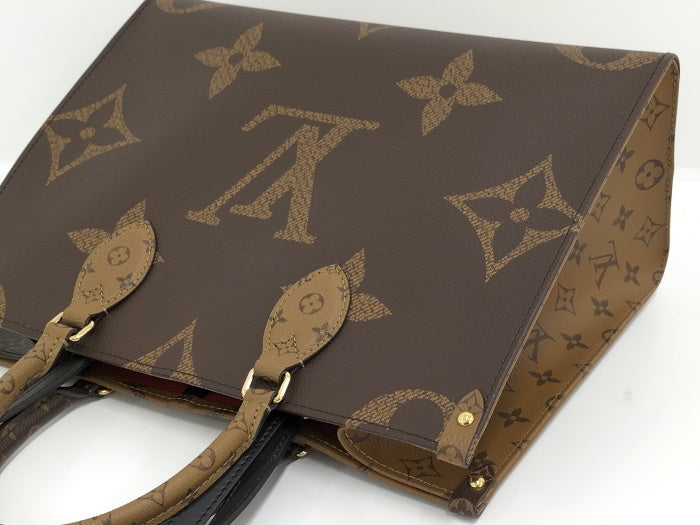 Louis Vuitton 2way Tote Bag On The Go MM Monogram