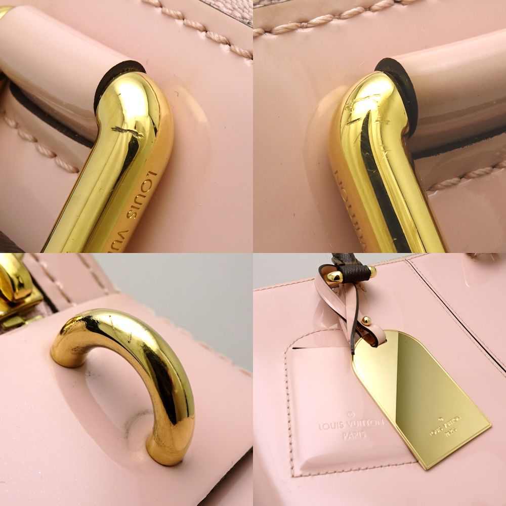 Louis Vuitton Miroir Patent Leather Rose Ballerine Pink 2WAY Bag