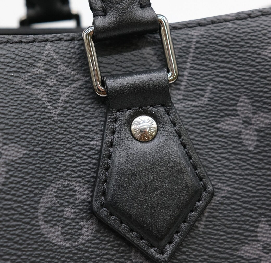 Louis Vuitton Grand Sac Monogram Eclipse Tote Bag Handbag