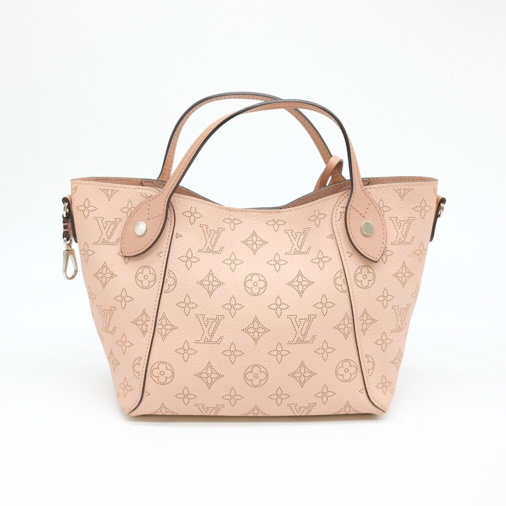 Louis Vuitton Mahina Hina PM Tote Shoulder Bag Monogram Leather Rosewood Pink