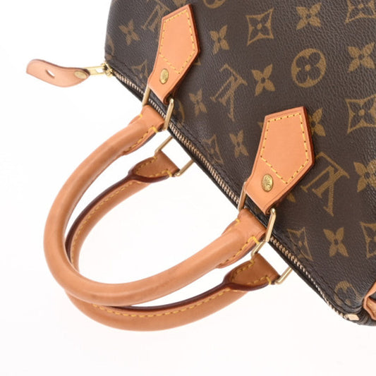 Louis Vuitton Monogram Speedy 25 Brown Canvas Handbag