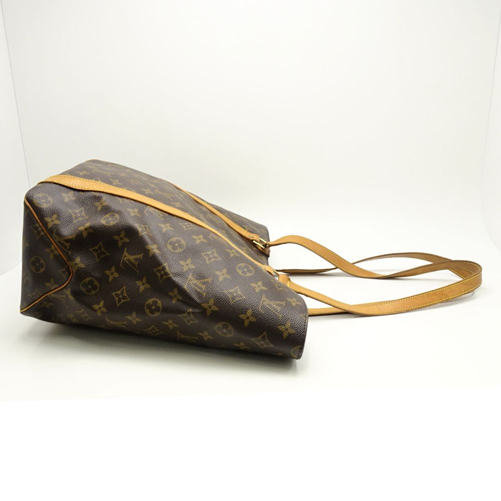Louis Vuitton Monogram Sac Shopping Tote Brown Shoulder Bag