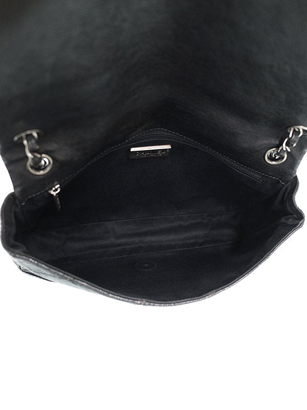 Chanel Wild Stitch Chain Shoulder Bag Black