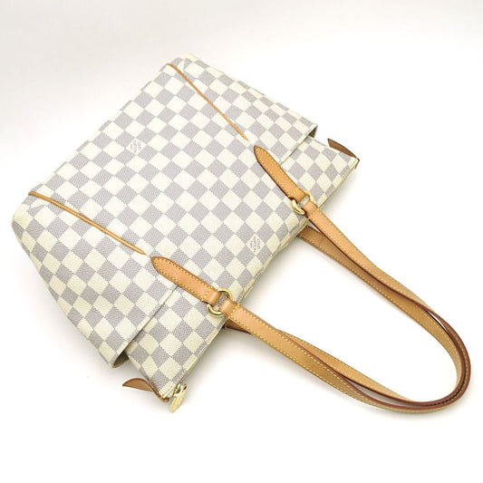 Louis Vuitton Damier Azur Totally PM Tote Bag White
