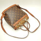 Louis Vuitton  Monogram Reverse Dauphine Backpack Brown