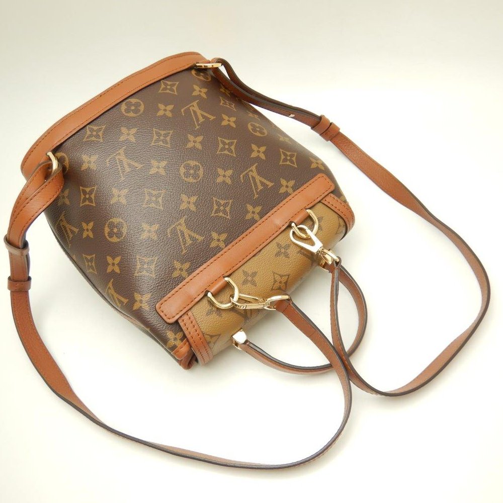 Louis Vuitton  Monogram Reverse Dauphine Backpack Brown