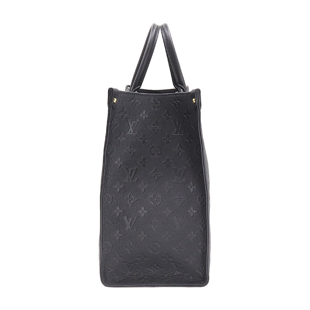 Louis Vuitton Monogram Implant Onthego GM 2 Way Tote Shoulder Bag Noir