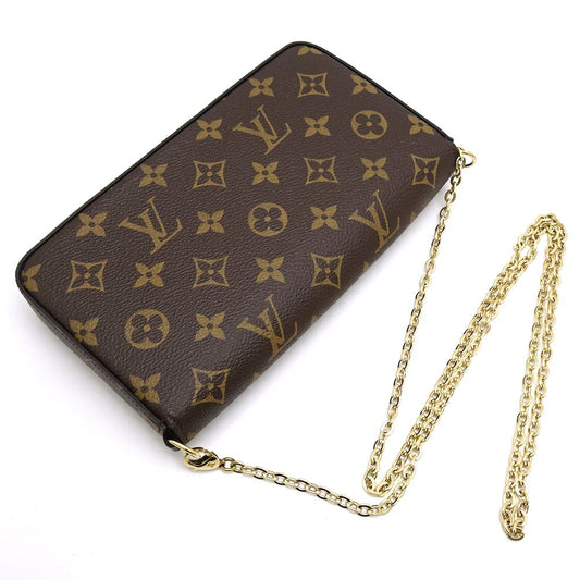 Louis Vuitton Pochette Felicie Shoulder Bag Monogram