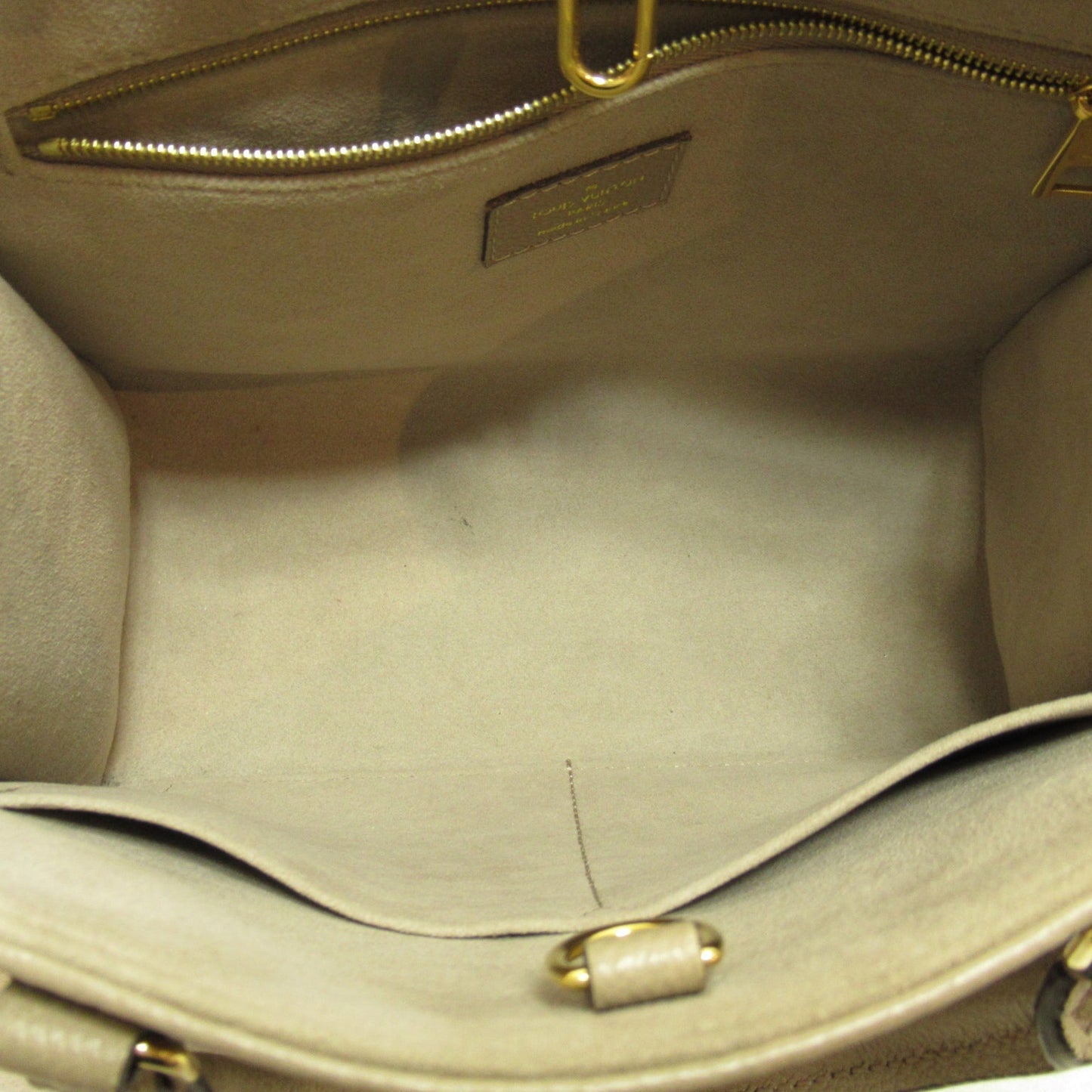 Louis Vuitton On The Go PM Handbag Leather Monogram Implant